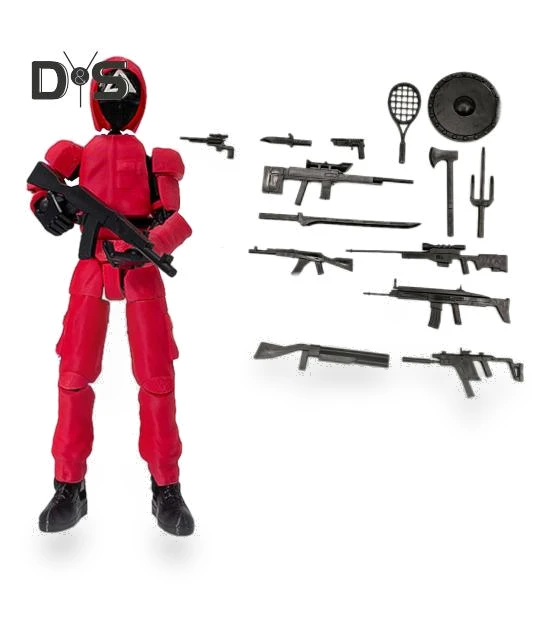 3D Printed Robot Figure with Movable Joints — Figure, Play with You