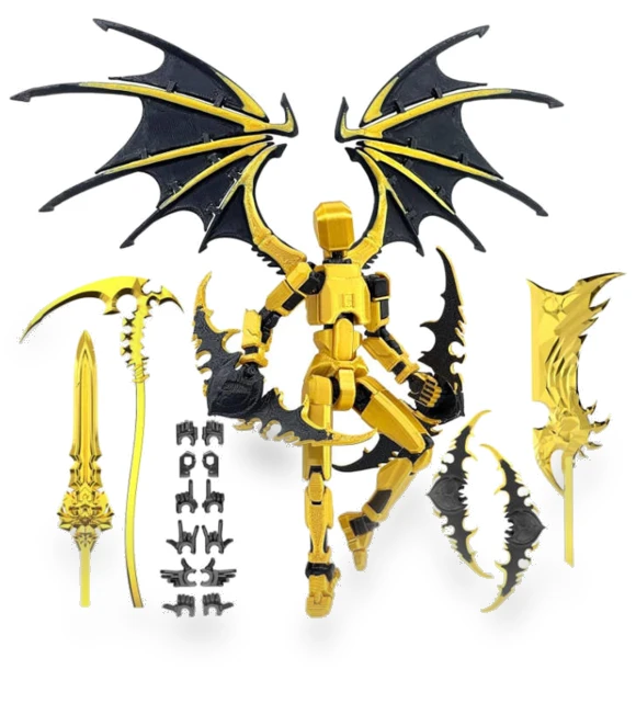 3D Printed Titan Robot Mobile Doll Set — Collectible Statues, lucky66