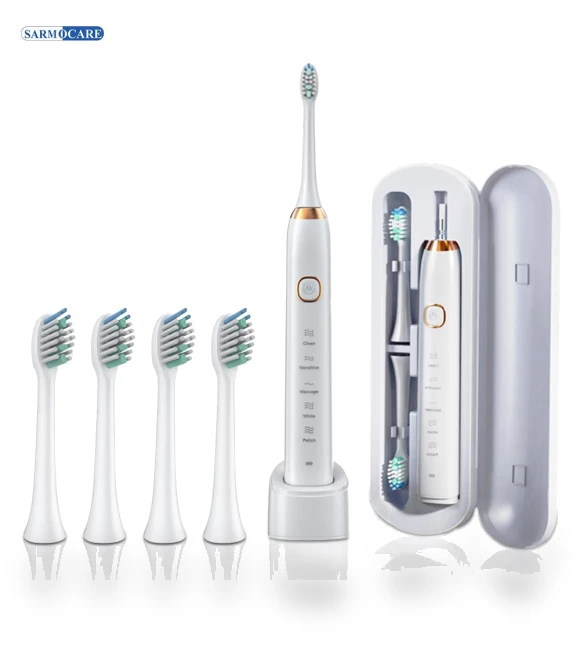 Electric Sonic Toothbrush — Electric Toothbrush Heads, Light makeup