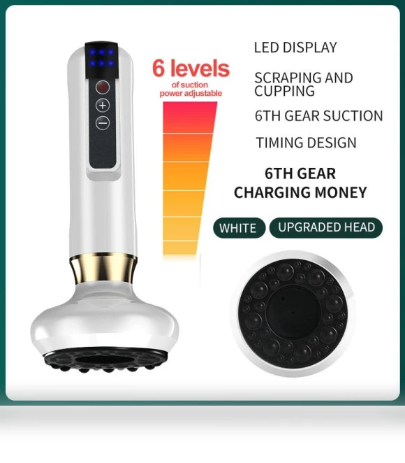 Electric Vacuum Suction GuaSha Massager — Back Relief Solutions, Fun Living Room MALL