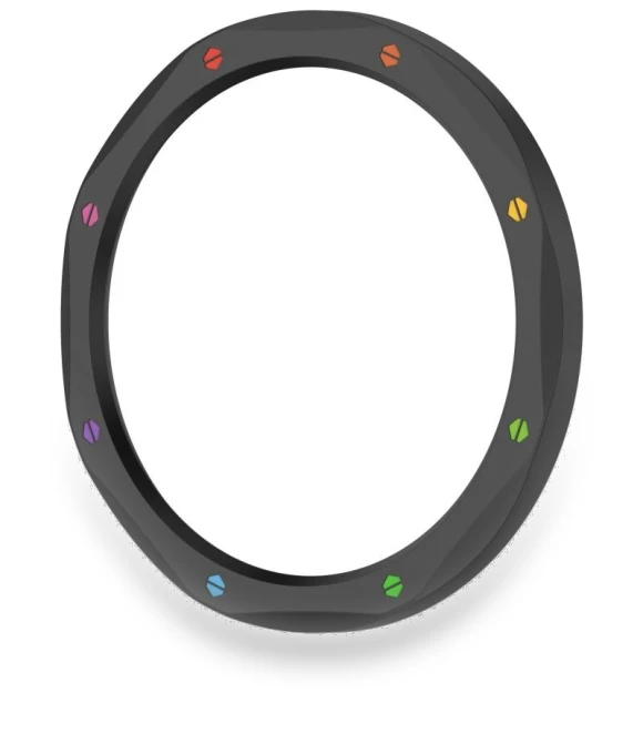 Metal Ring Case with Tempered Glass Film — Smartwatch Protectors, Agood