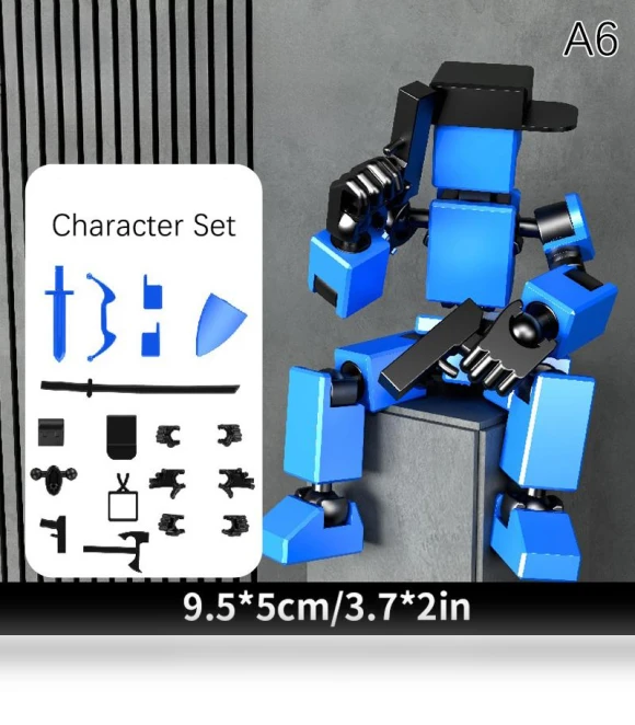Multi-jointed Movable Transformer Robot — Dolls & Figures, AccessoriesIN