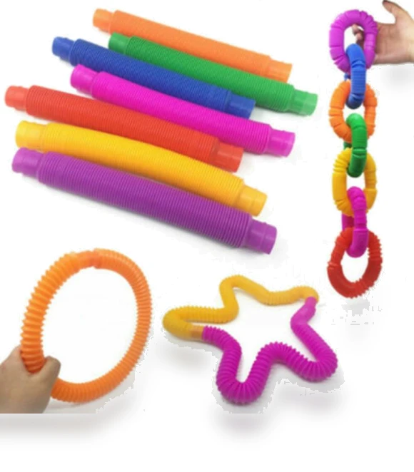 Plastic Bellows Tubes for Autism — Bath Time Fun, party