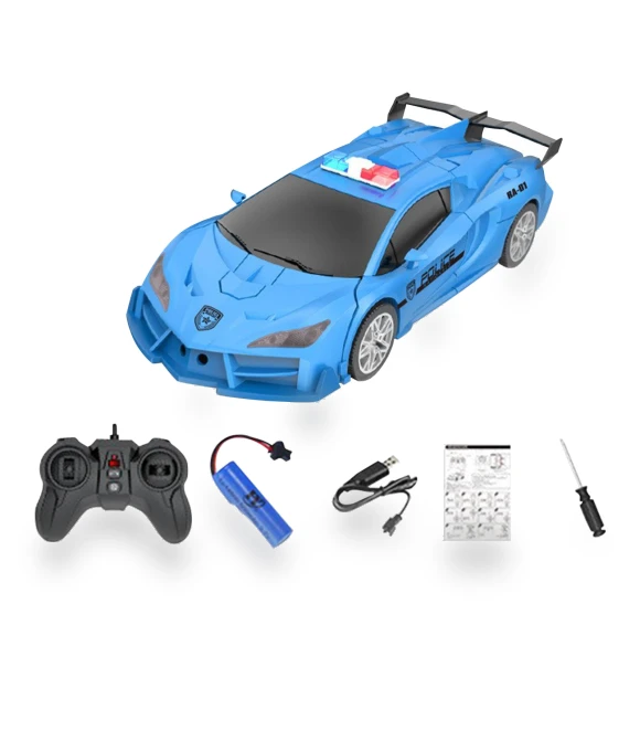 Remote Control Transforming Robot Car — Interactive Figures & Robots, Jiangnan E