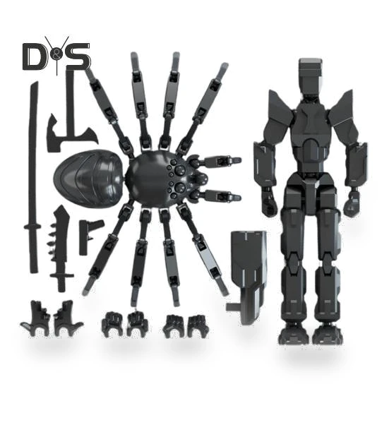 Robot Spider Figure with Accessories — Collectible Statues, Play with You