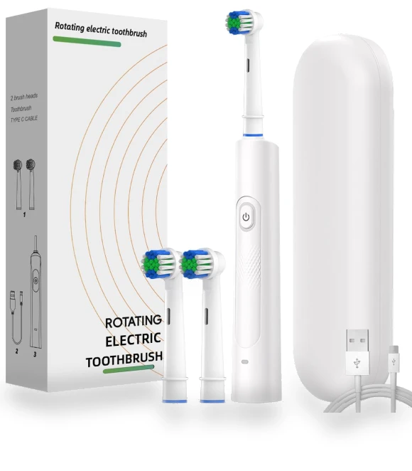 Rotating Electric Toothbrush — Rotating Electric Toothbrushes, Light makeup