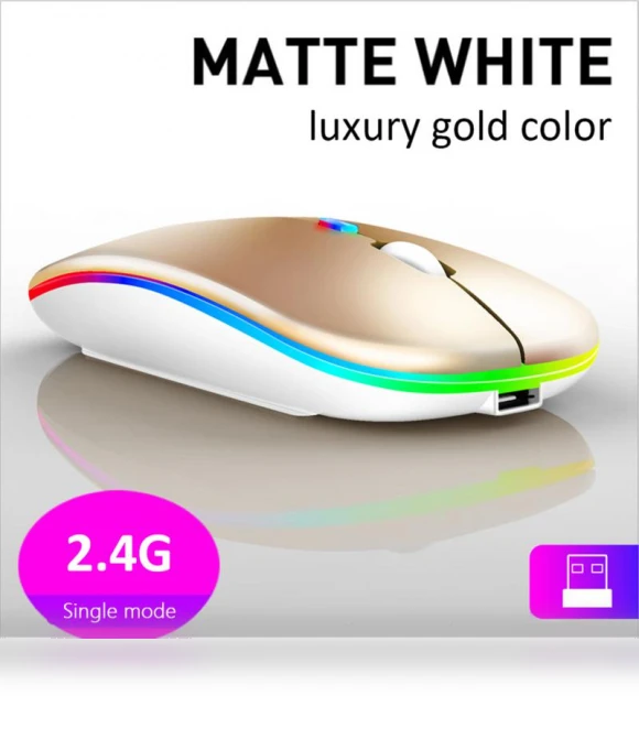 Silent Wireless Mouse for PC — Mice