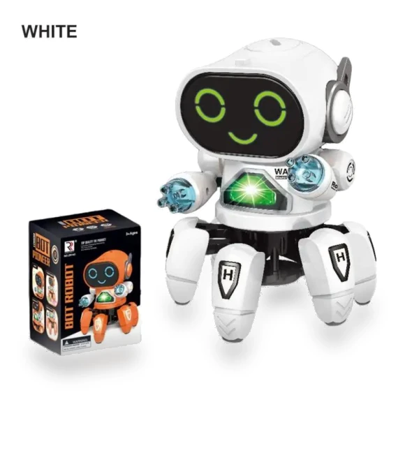 Six-Fingered Walking Octopus Robot Toy — Interactive Figures & Robots, LYB Rainbow