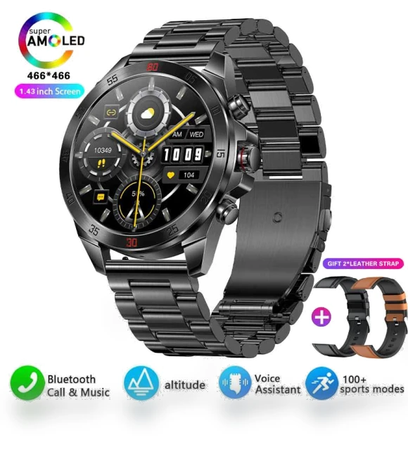 Smart Watch with AMOLED Display — Smartwatches, Zodvboz