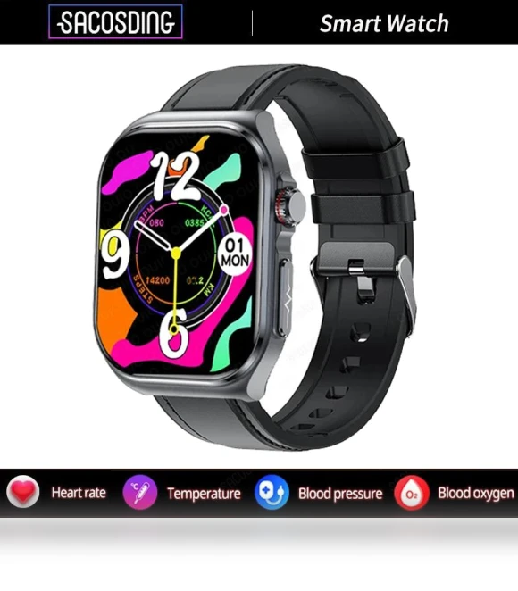 Smart Watch with AMOLED Display — Smartwatches, SACOSDING