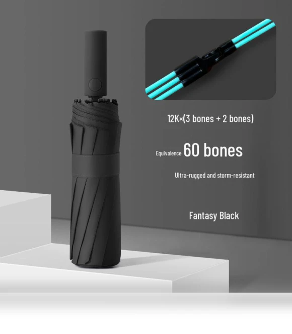 Automatic Umbrella with Triple Folding — Umbrellas, AI Supermarket