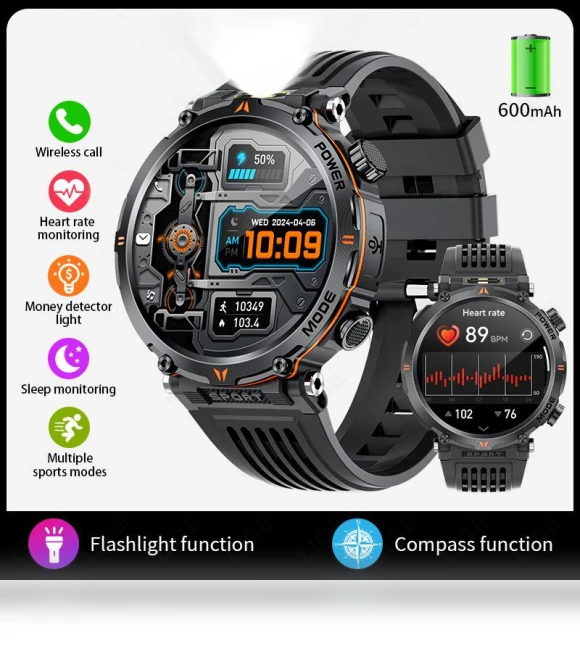 Bluetooth Call Smart Watch with Health Monitoring — Smartwatches, SCIONE