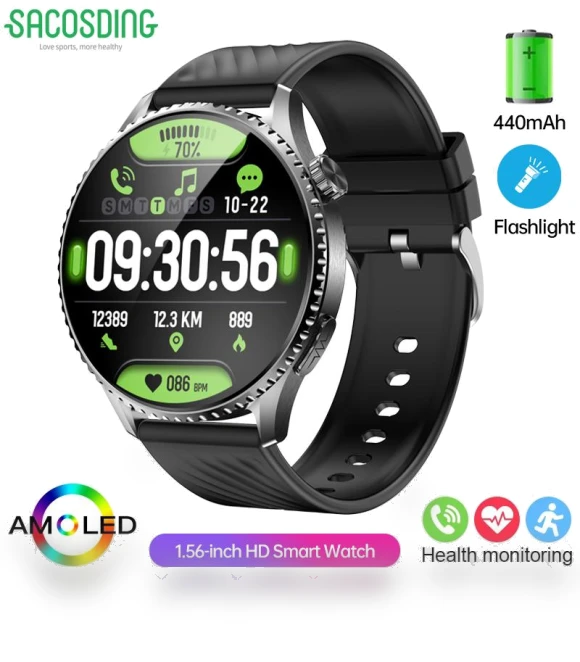 ECG Smart Watch — Wearable Accessories, SACOSDING