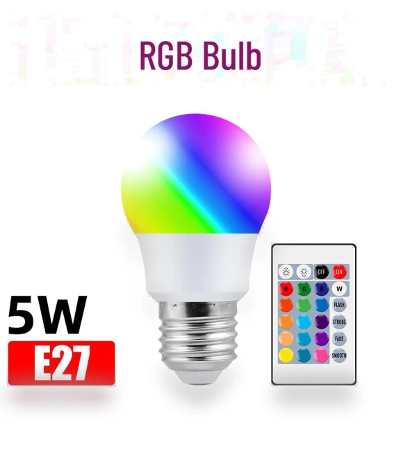 RGB LED Light Bulb Set — LED, Smarter than future