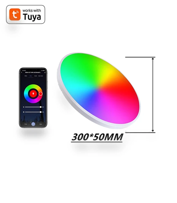 Round Ceiling Smart Light — Overhead Lighting, COMKIDS MALL