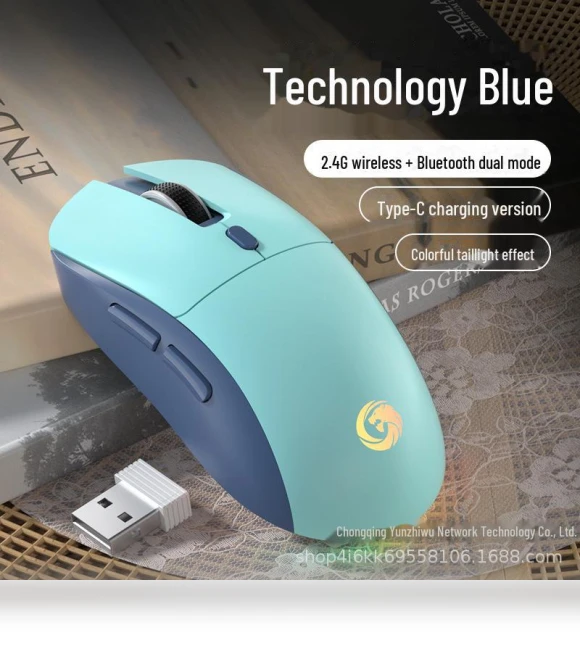 Silent Dual-Mode Wireless Mouse — Mouse Pads, VantaGoods