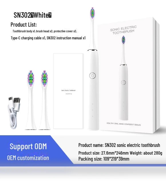 Smart Sonic Electric Toothbrush — Chargers, Baolijie