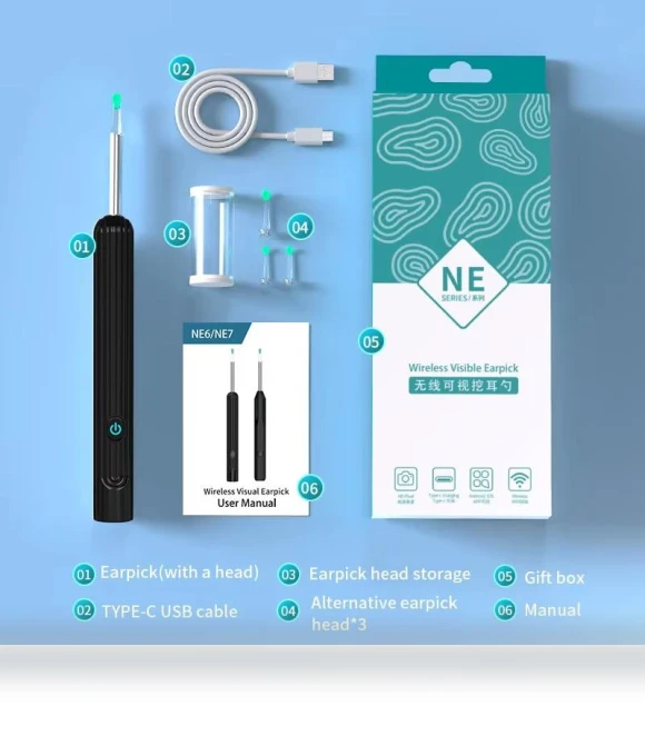 Smart Visual Ear Cleaner — Syringes, AE Selection