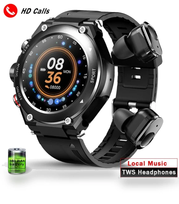 Smart Watch 2 in 1 Wireless Headset — Smartwatches, Tiktop2