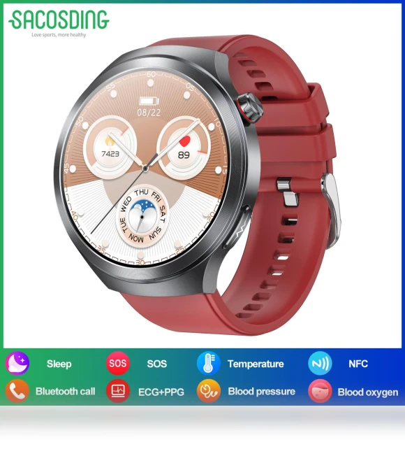 Smart Watch with AI Diagnostics — Wearable Accessories, SACOSDING