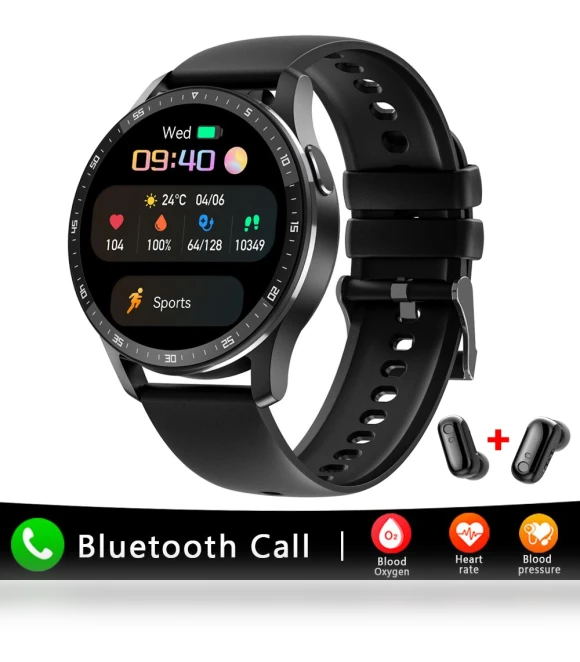 Smart Watch with Bluetooth Headset — Wearable Accessories, Tiktop2