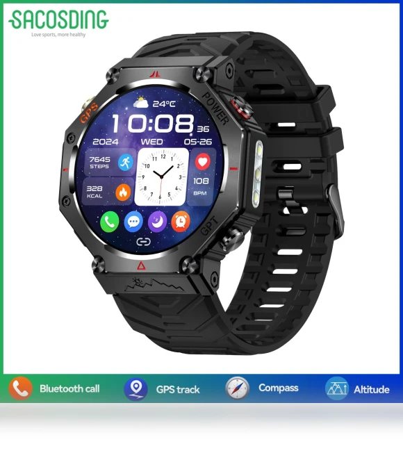 Smart Watch with GPS and ChatGPT — Smartwatches, SACOSDING