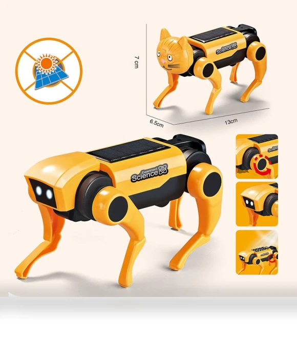 Solar Powered Robot Mechanical Dog — Solar Power, xly1818