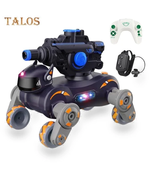 Trick Remote Control Mechanical Dog-Car with Light Music — Interactive Animal Companions, Vogue Wardrobe