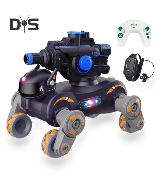 Trick Remote Control Mechanical Dog-Car with Light Music — Interactive Animal Companions, Play with You