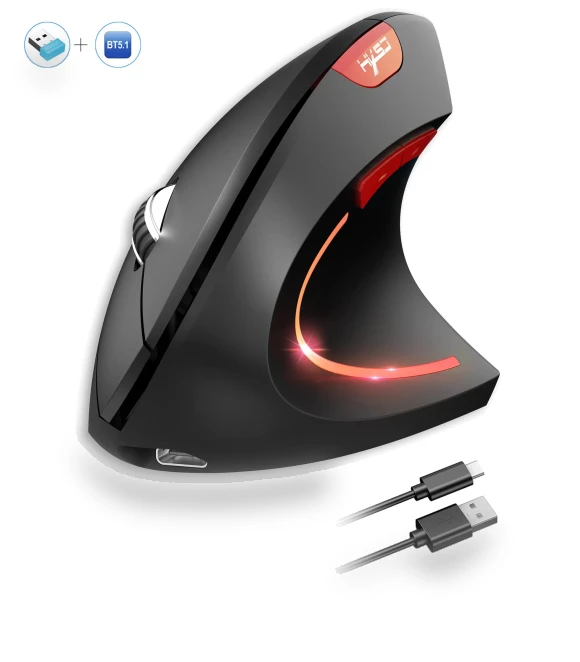 Wireless Vertical Mouse — Mouse Pads, YJMP Electronic