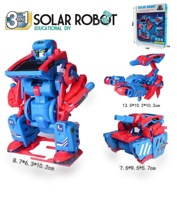 DIY Solar Robot Kit — Solar Power, Super Go