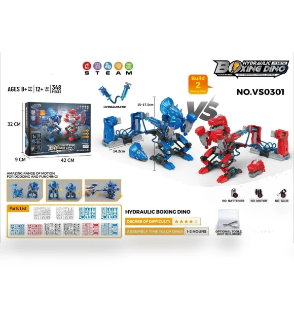 Hydraulic Boxing Versus Robot — Construction Kits, Happy Time For kids