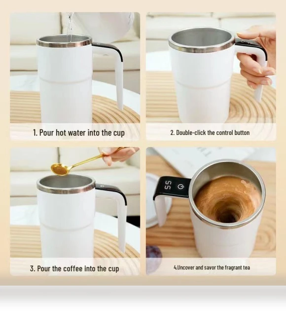 Rechargeable Magnetic Stirring Cup — Stand Blenders, Deals Supermarket
