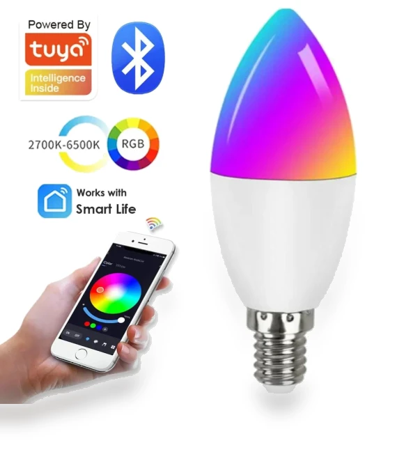 Smart LED Candle Bulb — LED, SaiMili Light