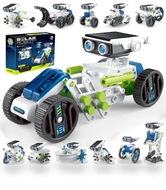 Solar-Powered Wall-E Robot Kit — Solar Power, Happy Time For kids