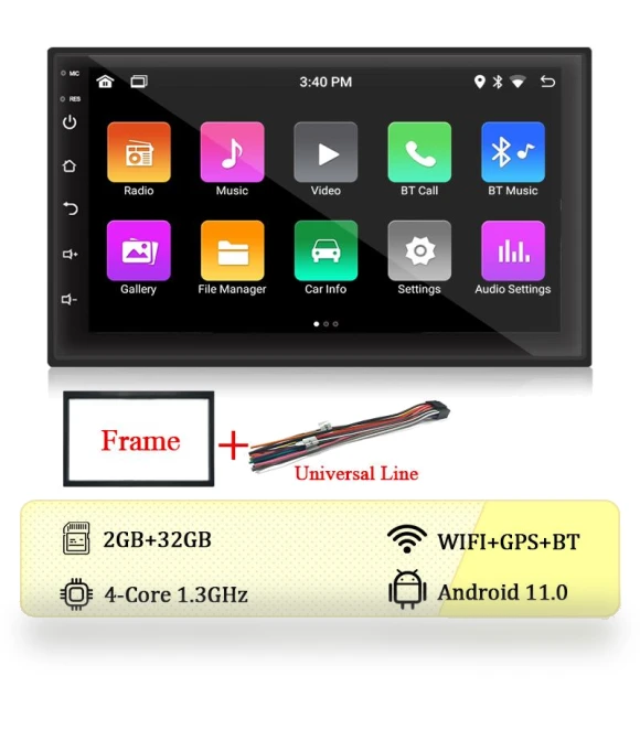 7-inch Android Car Radio — Stereo Receivers, SageTechnology