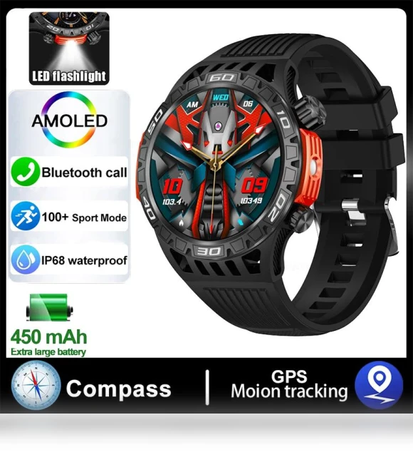 Compass Men's Smart Watch — Sport Watches, Zodvboz