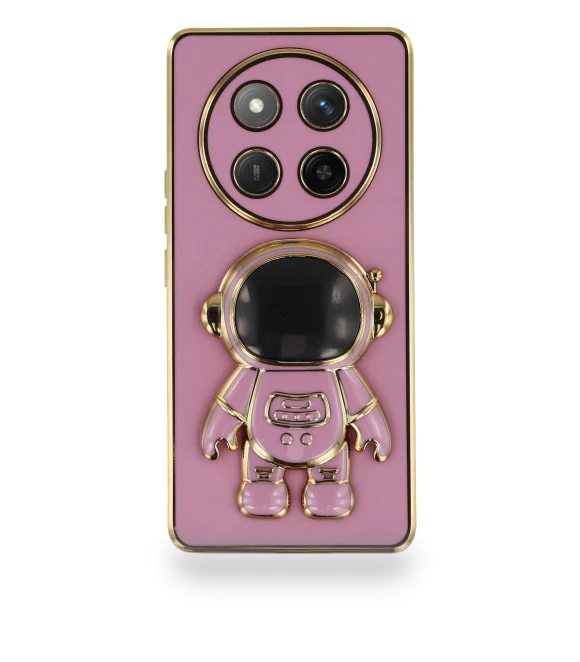 Electroplating Soft TPU Phone Case with Astronaut Hidden Kickstand — Phone Accessories, Smartwatch 2025