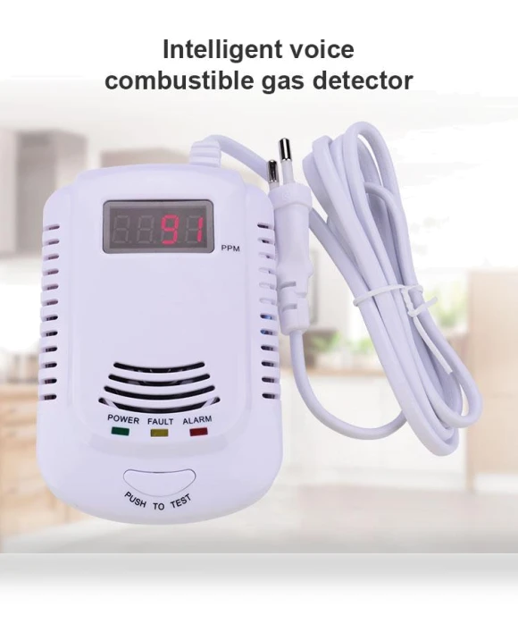 Home Autonomous Plug-in Combustible Gas Detector — Gas Safety Equipment, yieryi