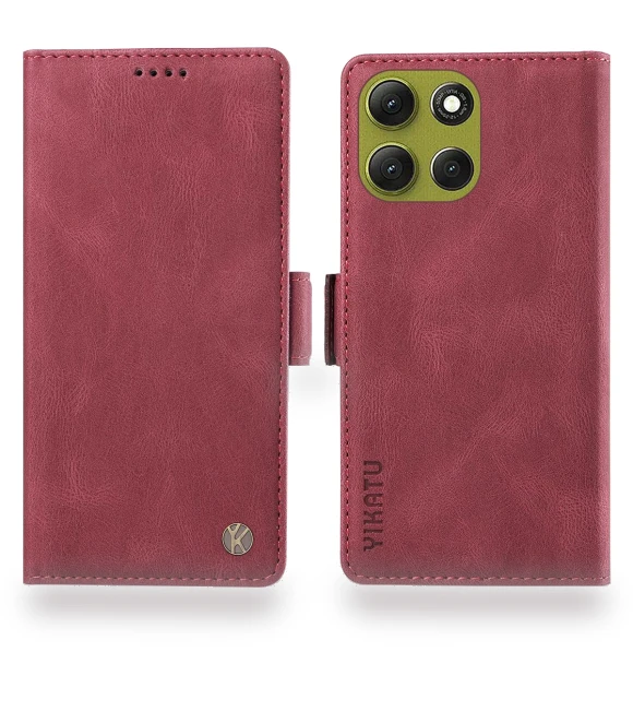 Leather Case Skin-touch Feeling Wallet Phone Cover — Flip Cases, Smartwatch 2025