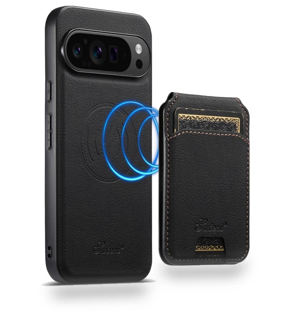 MagSafe Kickstand Phone Cover with Detachable Card Holder — Phone Accessories, Smartwatch 2025