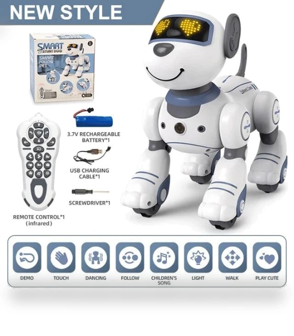 Smart Electronic Pets RC Robot Dog — Interactive Animal Companions, JJRC
