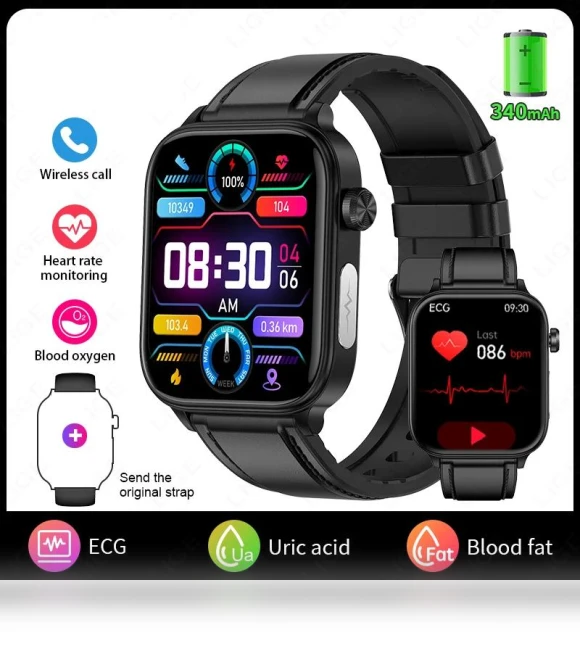 Smart Watch with ECG+PPG — Smartwatches, Lemo Nade