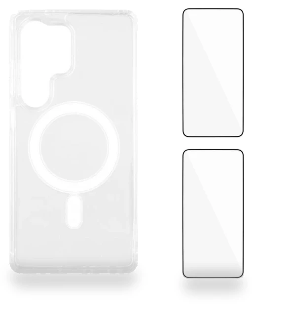 Ultra Clear Case with 2Pcs Screen Films — Phone Accessories, Smartwatch 2025