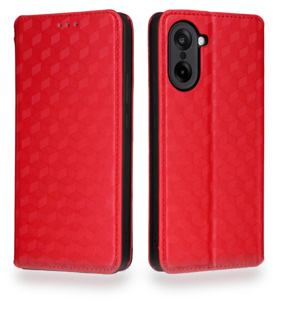 Wallet Rhombus Imprinted Leather Phone Cover — Phone Accessories, Smartwatch 2025