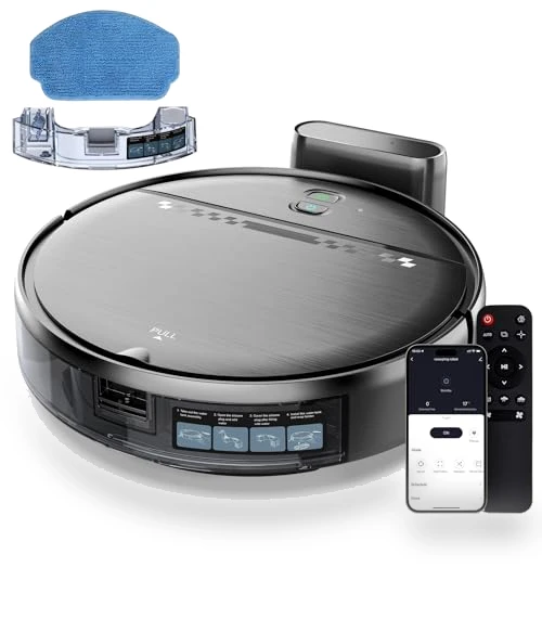 2-in-1 Robotic Vacuum and Mop — Smart Cleaning Robots, SHELIKI