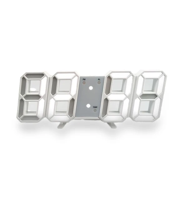 3D Glowing Digital Desk Clock — Clocks, Stone Home