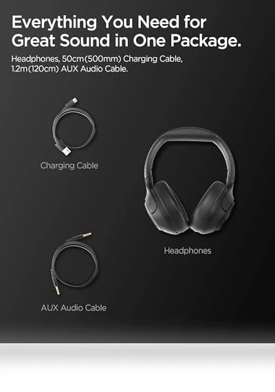 Active Noise Cancelling Headphones — Over-Ear Headphones, Spigen