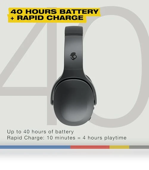 Active Wireless Bluetooth Headphones with Multi-Sensory Bass — In-Ear Headphones, Skullcandy