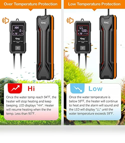 Aquarium Heater with Digital LED Controller — Heaters & Chillers, hygger